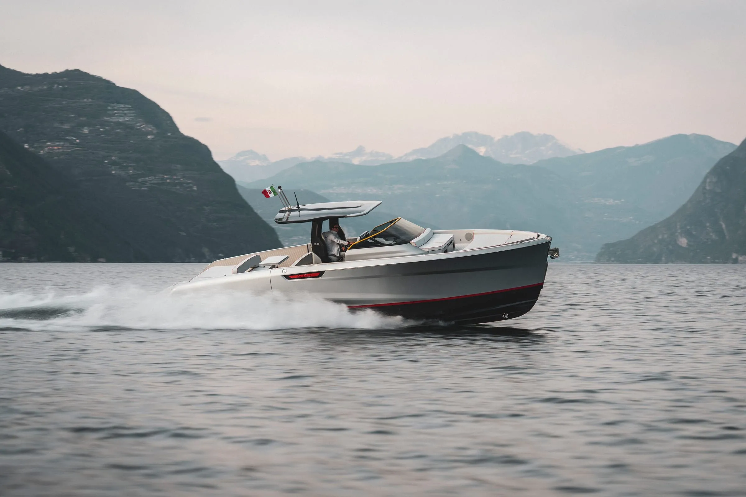 Astor 38 on the water