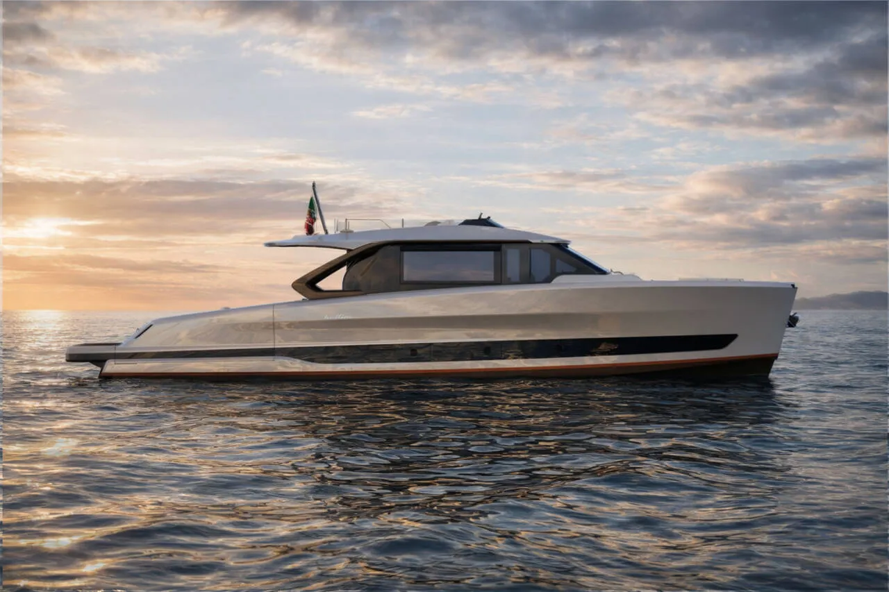 Astor 68 on the water